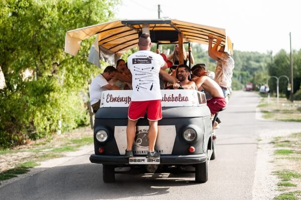 Beerbike az Élményudvaron Tiszabábolnán