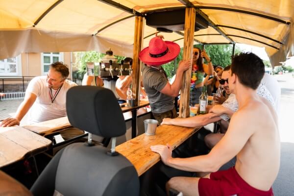 Beerbike az Élményudvaron Tiszabábolnán