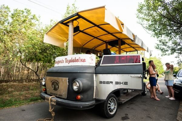 Beerbike az Élményudvaron Tiszabábolnán