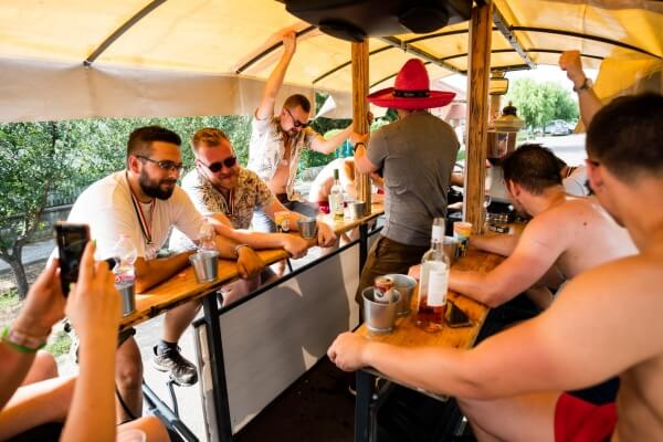 Beerbike az Élményudvaron Tiszabábolnán